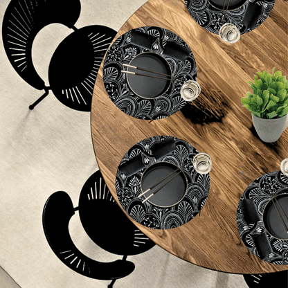 Black Table Setting Pack for 10 — Milano Design - Place Matters