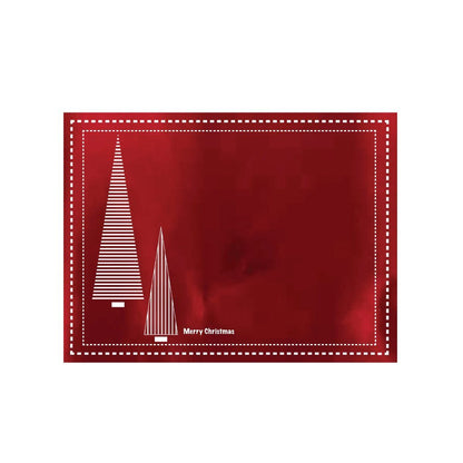 Christmas Placemats (Stripe Xmas Tree) Rectangle - Place Matters