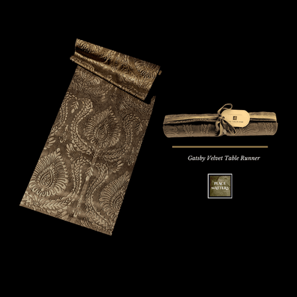 Gatsby Velvet Table Runners - Place Matters