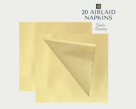 Cream Napkins - Place Matters