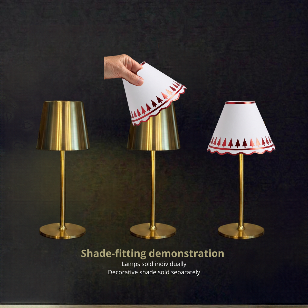 Gold LED Table Lamp