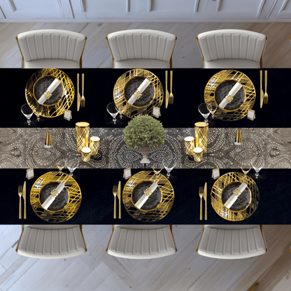 Table Setting Pack for 10 — Gatsby Velvet Weave Design - Place Matters