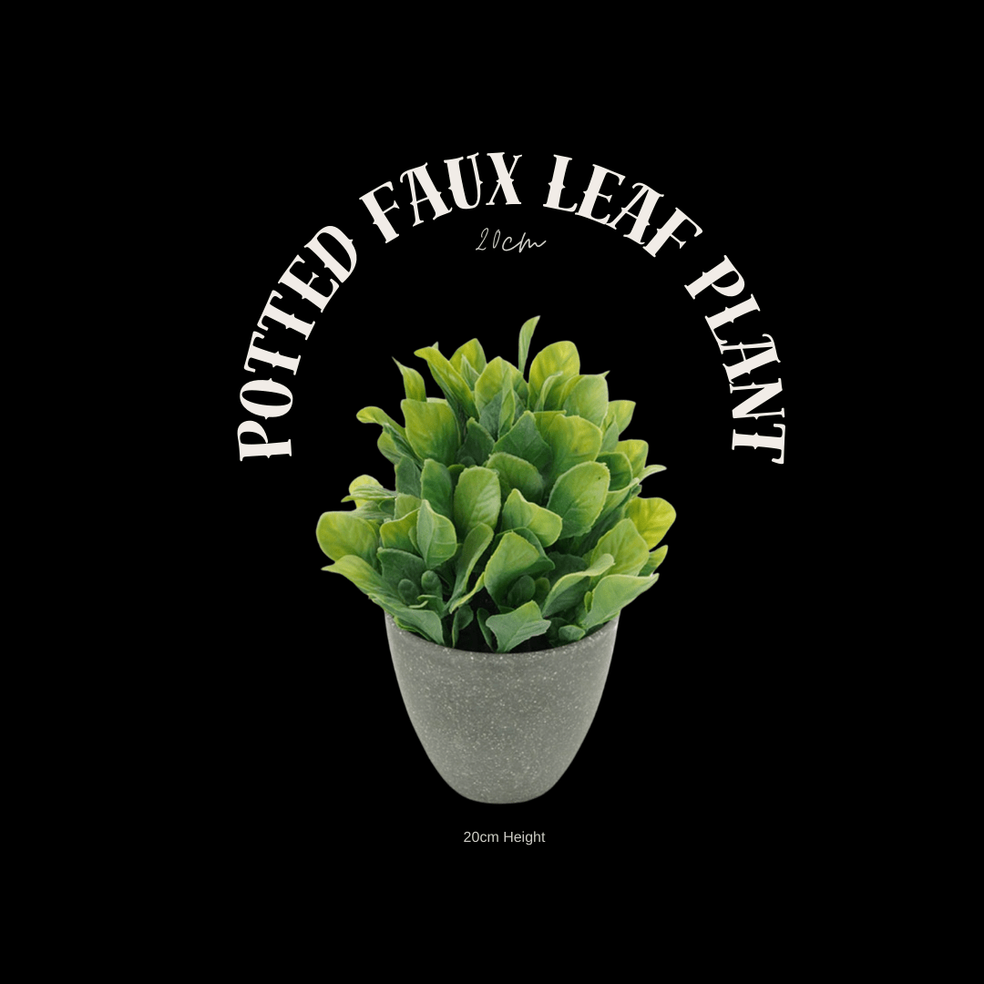Potted Faux Plant (Pack of 6) - Place Matters