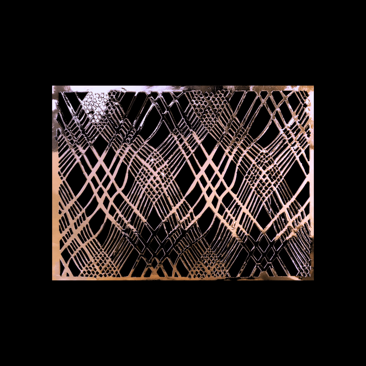 Gold Rectangular Placemats – Weave Design | Place Matters (Pack of 20) - Place Matters