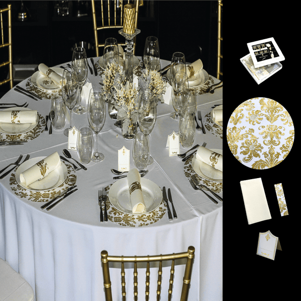 Design Table Setup Table Setting Pack for 10 — Royale Design - Place Matters