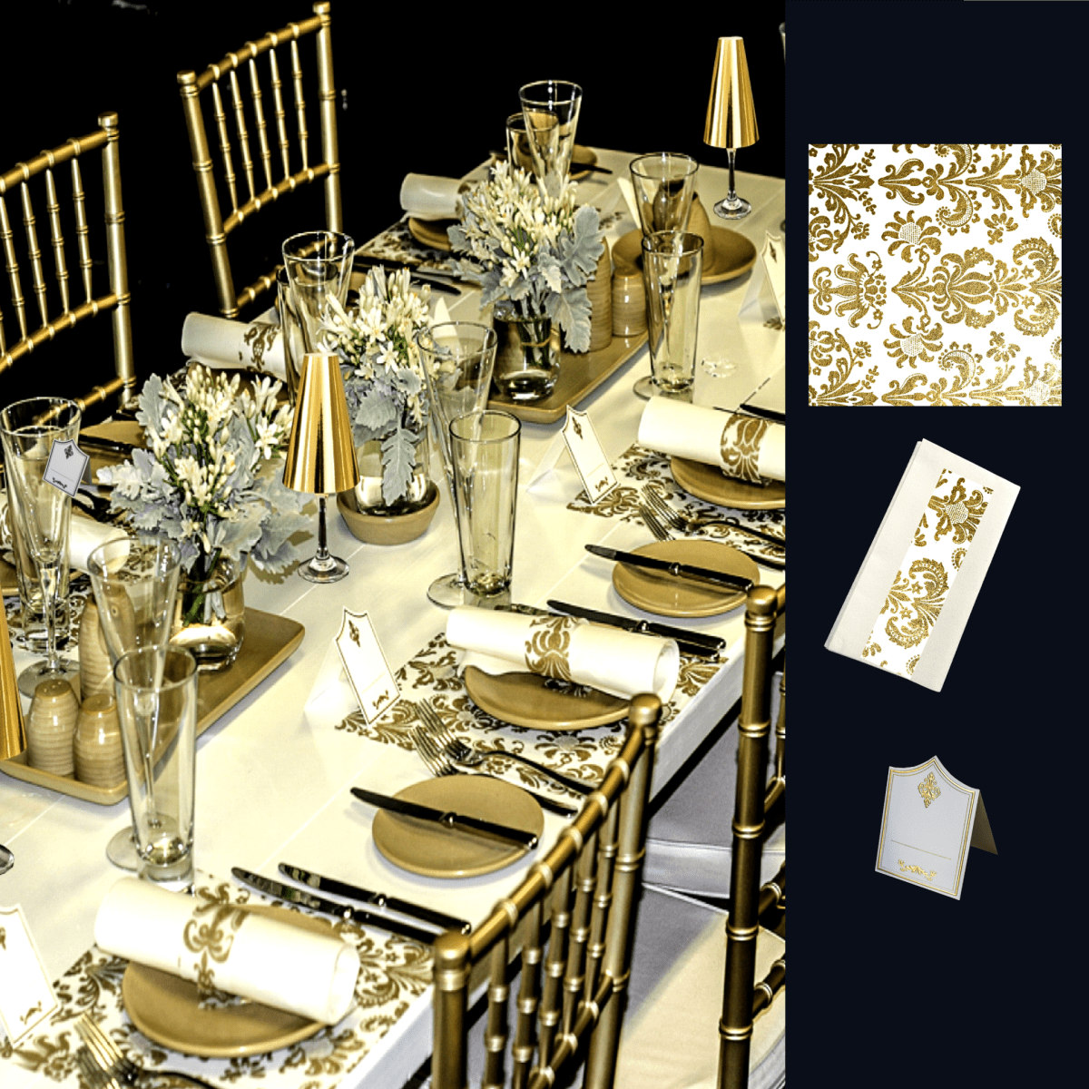 Table Setting Pack for 10 — Royale Design - Place Matters
