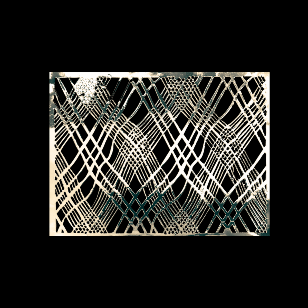 Gold Rectangular Placemats – Weave Design | Place Matters (Pack of 20) - Place Matters