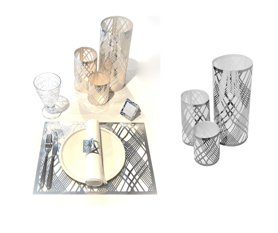Table Decorations (Weave Design)(Pack of 3) - Place Matters