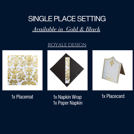 Single Place Setting (Royale Design) - Place MattersSingle - Place - Setting