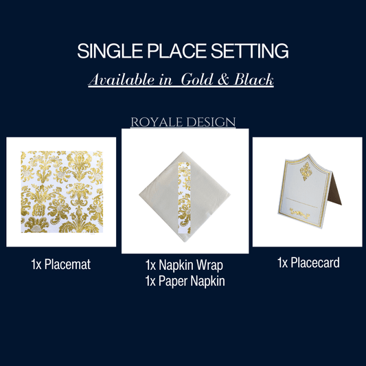 Single Place Setting (Royale Design) - Place MattersSingle - Place - Setting