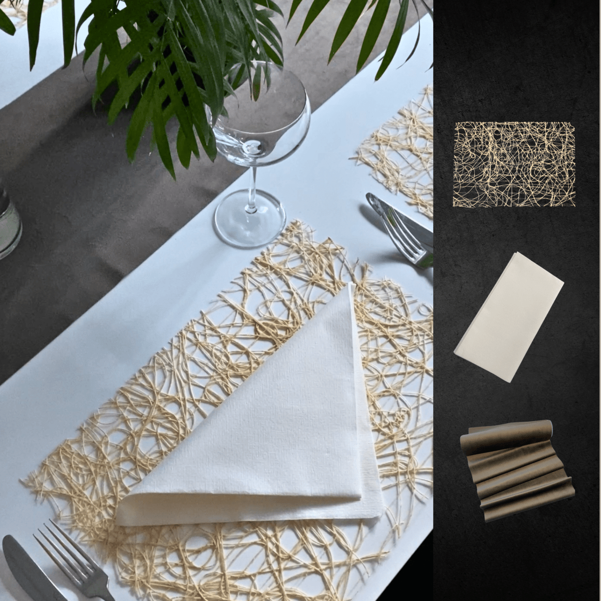 Table Setting Pack for 10 + Table Runner - Place Matters