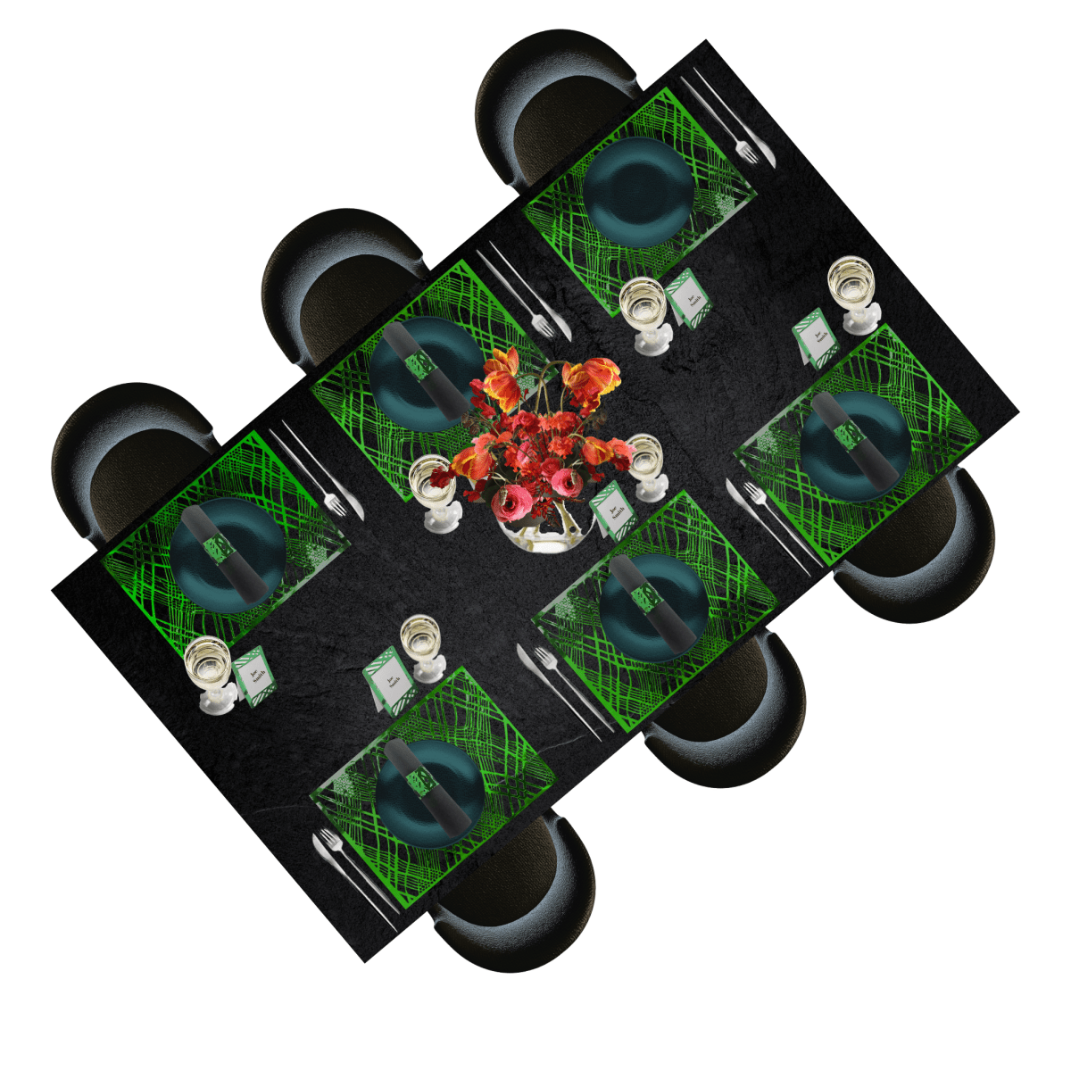 Table Setting Pack — Weave Design No Table Runner - Place Matters