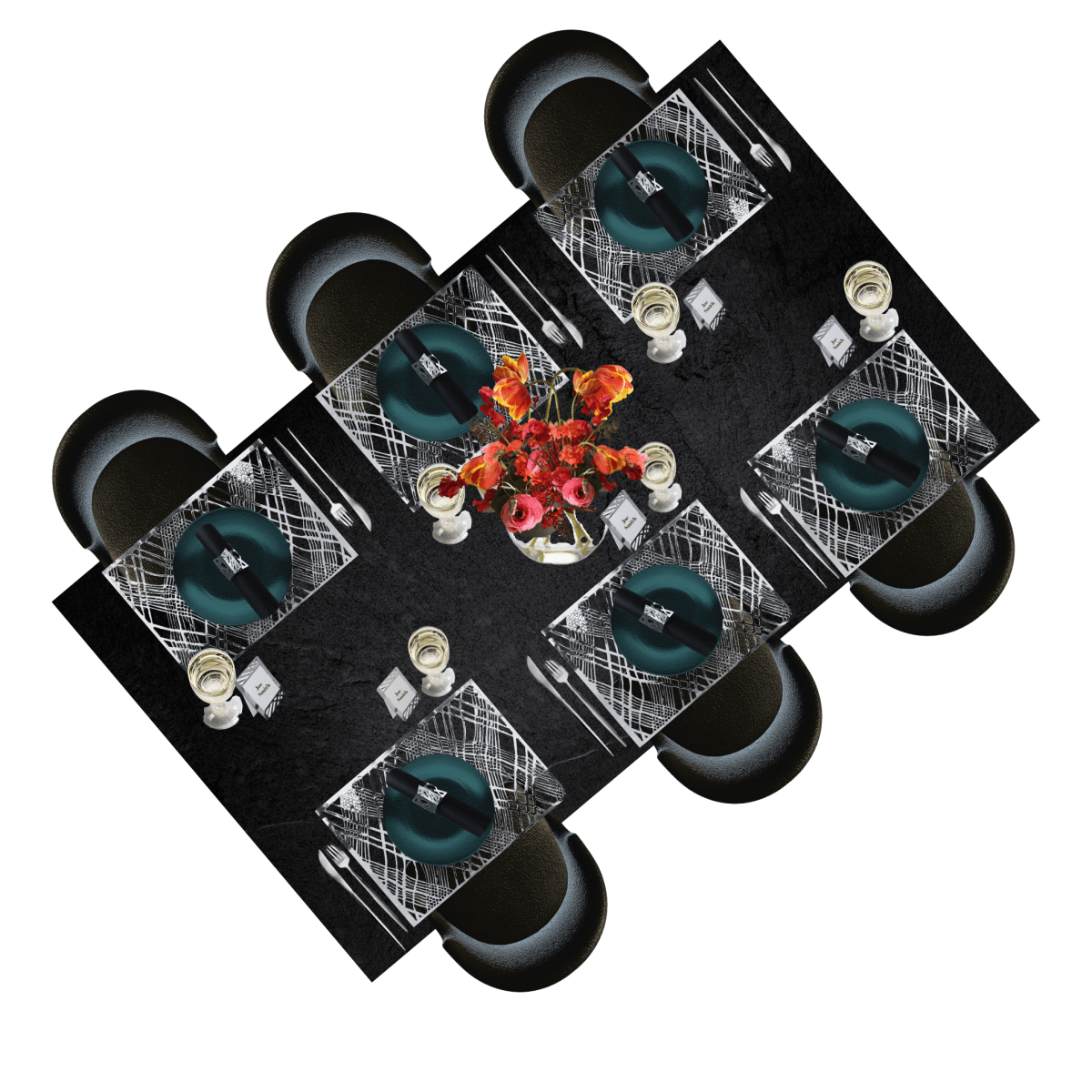 Table Setting Pack — Weave Design No Table Runner - Place Matters