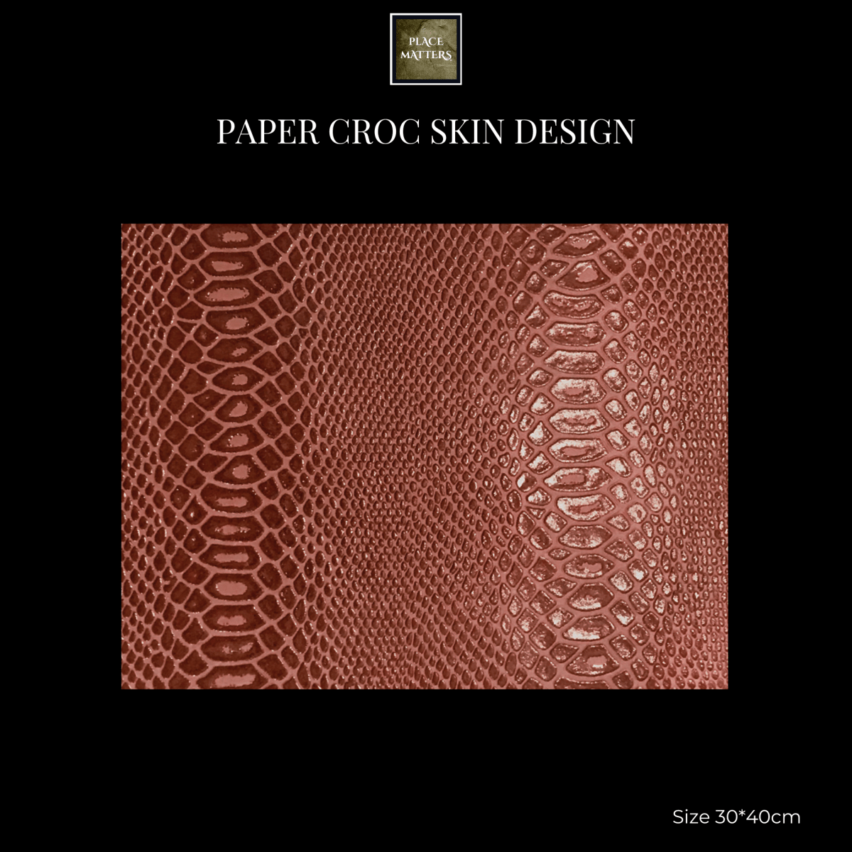 Crocodile Faux Design Placemats | Place Matters (Pack of 20) - Place Matters