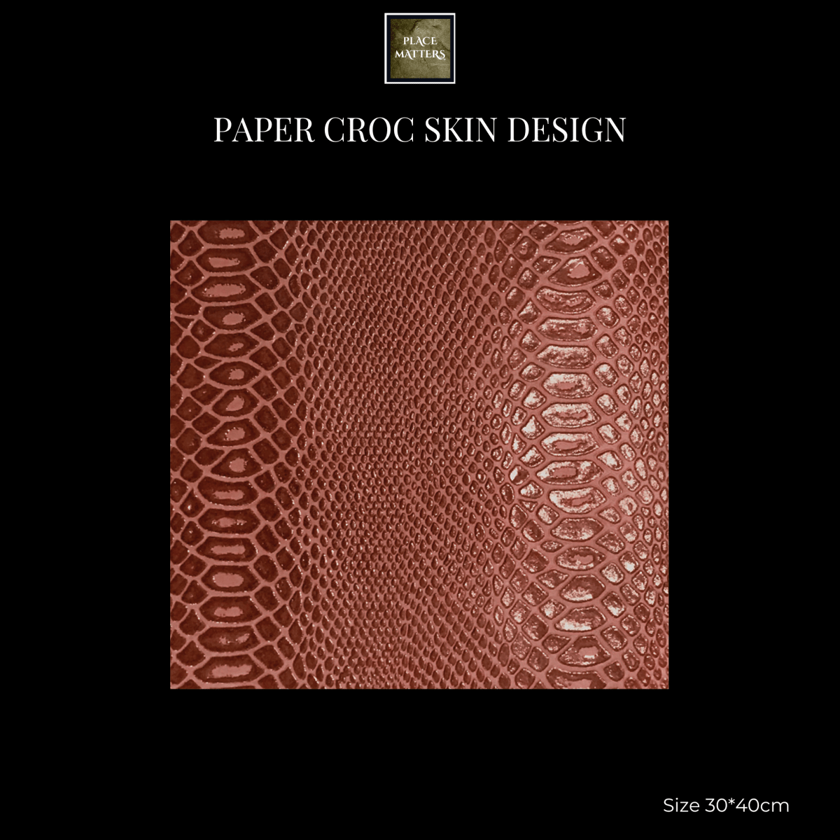 Crocodile Faux Design Placemats | Place Matters (Pack of 20) - Place Matters