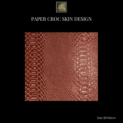 Crocodile Faux Design Placemats | Place Matters (Pack of 20) - Place Matters