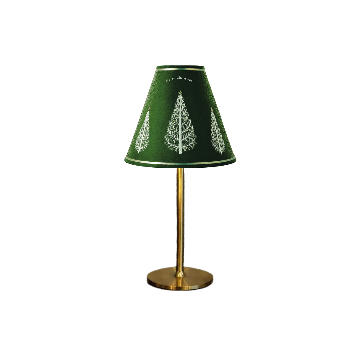 Christmas Lamp Shades (White Christmas Trees) – Single Shade