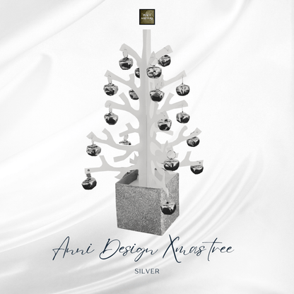 Anni Silver Xmas Tree Table Decoration - Place MattersChristmas Table Decor