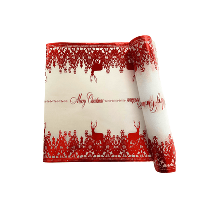 Christmas Red Table Runners (Reindeer Design) - Place MattersTable Runners