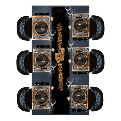 Copper Rectangle Weave Placemats – Pack of 20 | Place Matters - Place MattersPlacemats