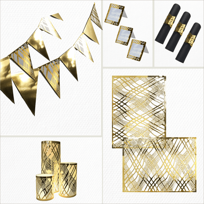 Gatsby Gold Party Pack Weave Design - Place Matters