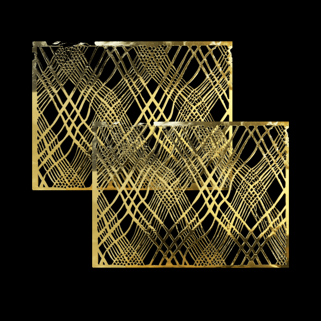 Gold Christmas Placemats – Pack of 20 | Place Matters - Place Matters