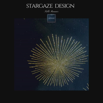 Black Stargaze Table Runners