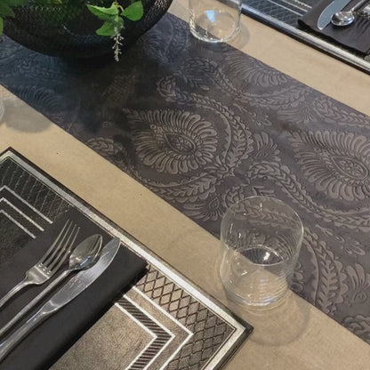 Table Setting Pack for 10 — Gatsby Velvet Weave Design