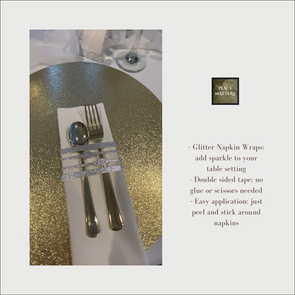 Napkin Wraps (Droplets Design)