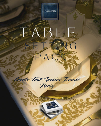 Royale Square Table Setting Pack Xmas (Table Runner & Tree)