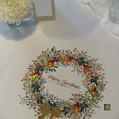Christmas Placemats (Xmas Wreath)