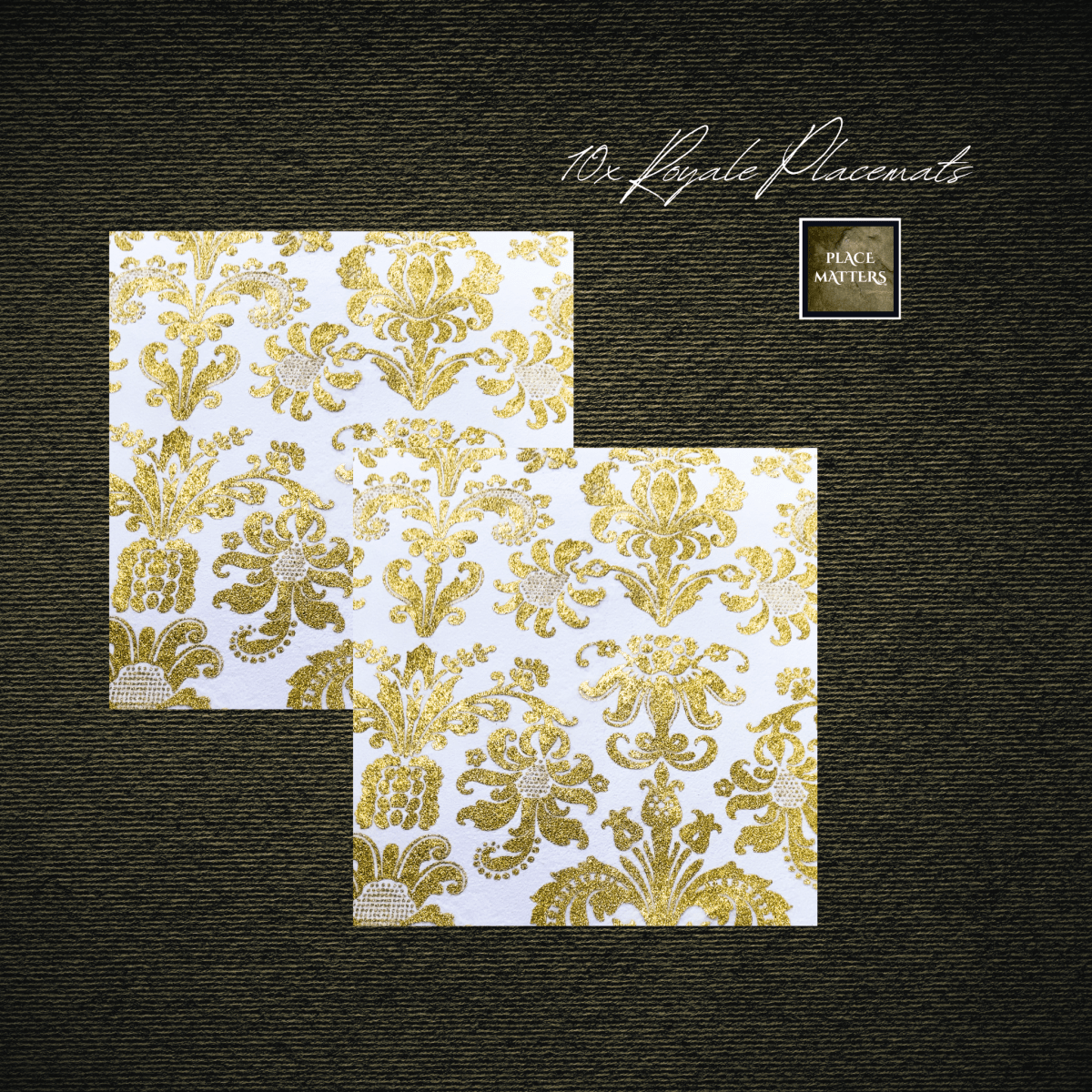 Royale Square Table Setting Pack Xmas (Table Runner & Tree) - Place MattersChristmas Table Setting Packs