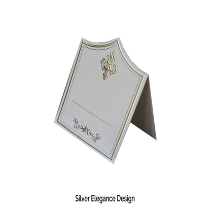Silver Place Cards (Royale Design) - Place Matters