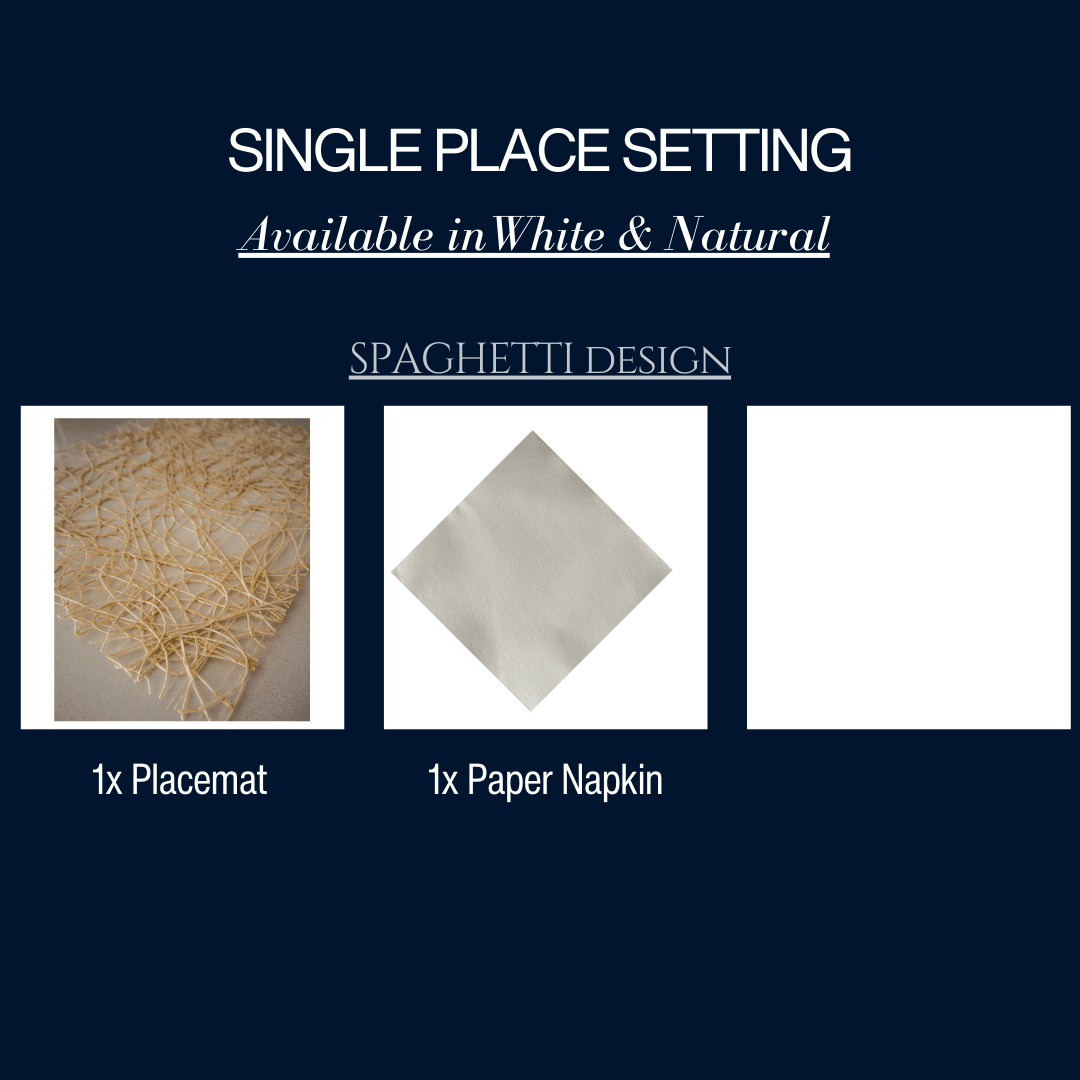 Single Place Setting (Spaghetti Design) - Place MattersSingle Place Settings