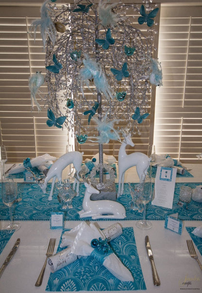 Table Runners Teal (Milano Design) - Place MattersTable Runners