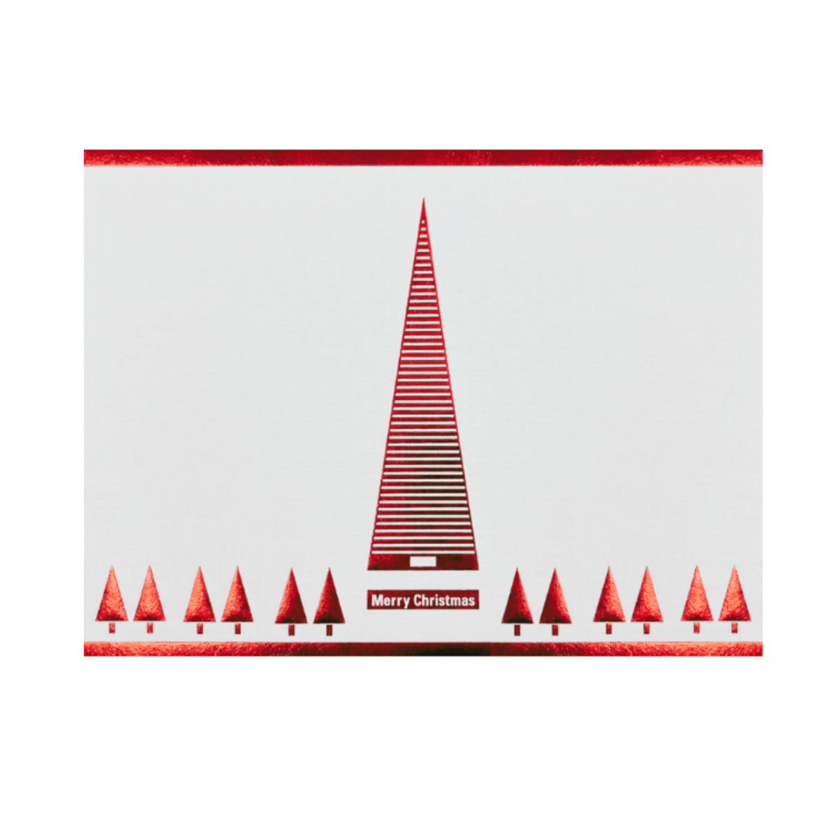Wholesale Christmas Placemats (Modern Christmas)-Pack of 25 | Saunders Concepts - Place MattersChristmas Placemats