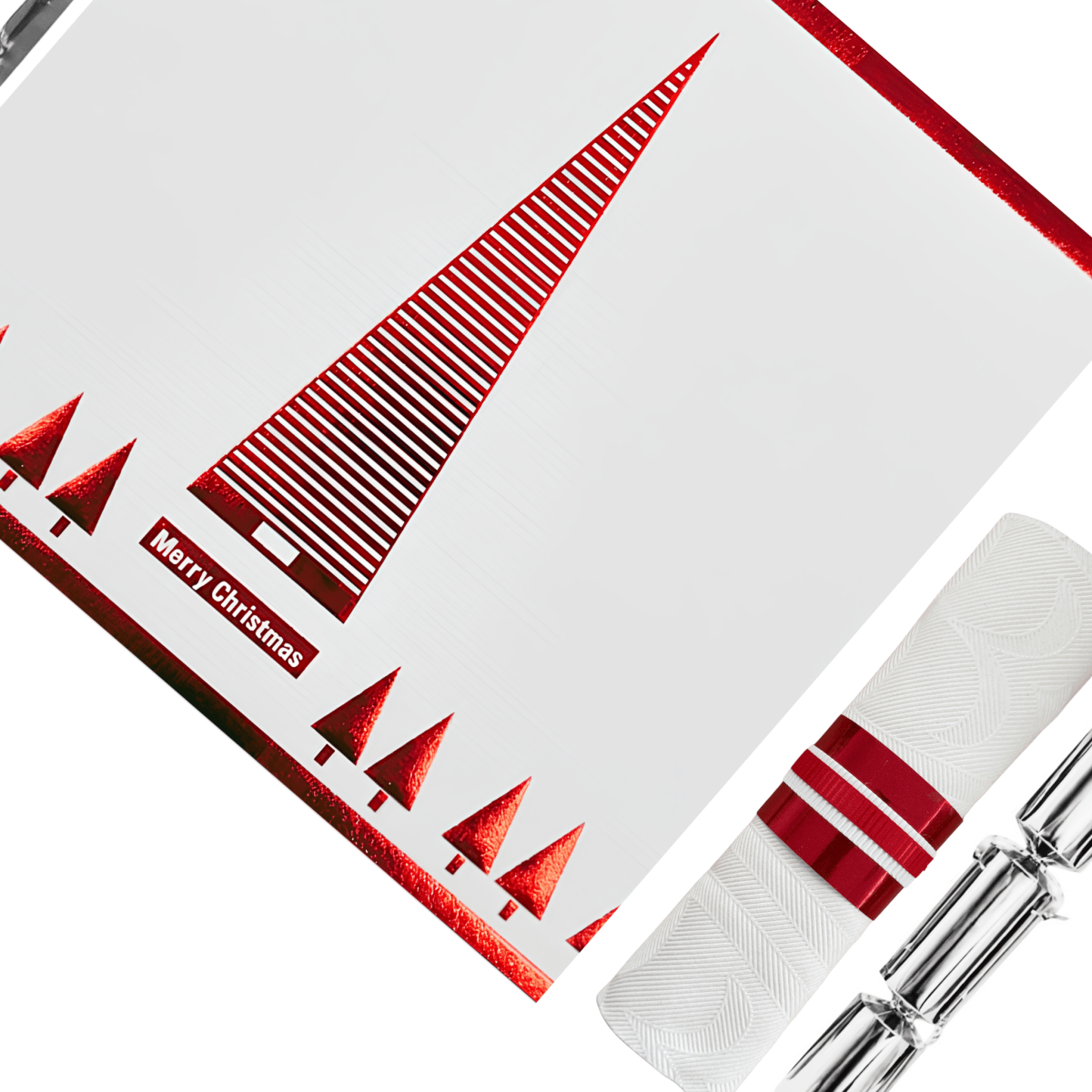 Wholesale Christmas Placemats (Modern Christmas)-Pack of 25 | Saunders Concepts - Place MattersChristmas Placemats