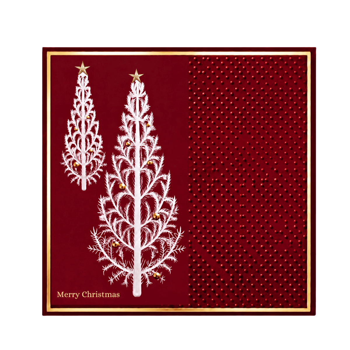 Wholesale Christmas Placemats (White Christmas Trees)-Pack of 25 | Saunders Concepts - Place MattersChristmas Placemats