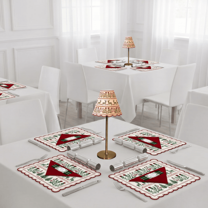 Wholesale Christmas Placemats (Xmas Forest)-Pack of 25 | Saunders Concepts - Place MattersChristmas Placemats