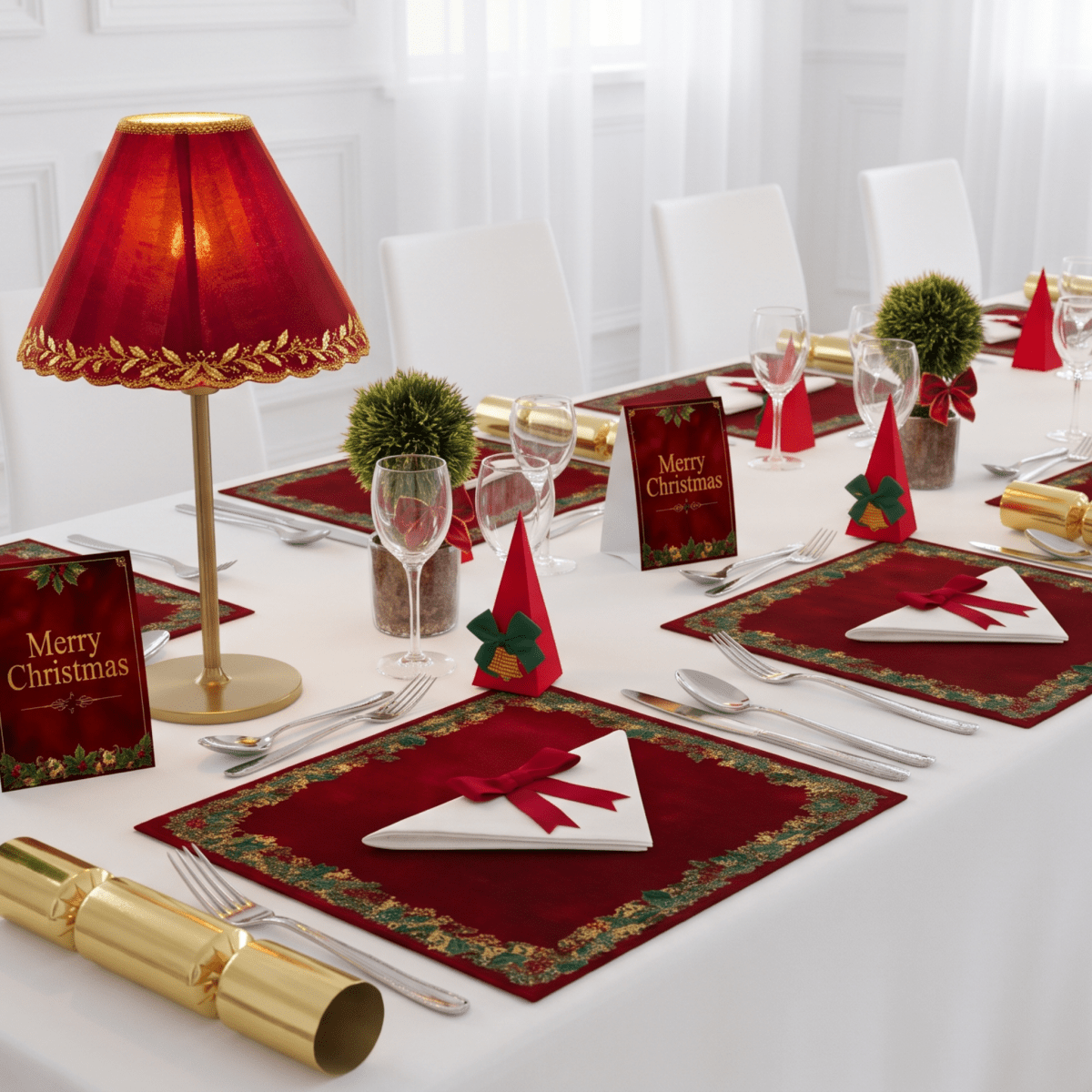 Wholesale Christmas Placemats (Xmas Lux)-Pack of 25 | Saunders Concepts - Place MattersChristmas Placemats