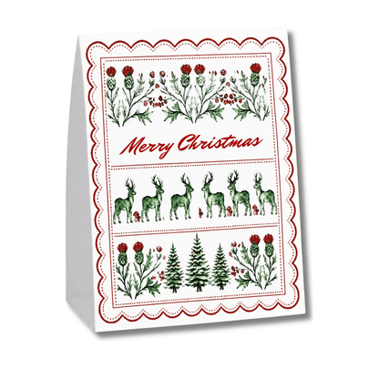 Wholesale Christmas Tent Cards (Xmas Forest) – Pack of 6 | Saunders Concepts - Place MattersS/C Table Decor