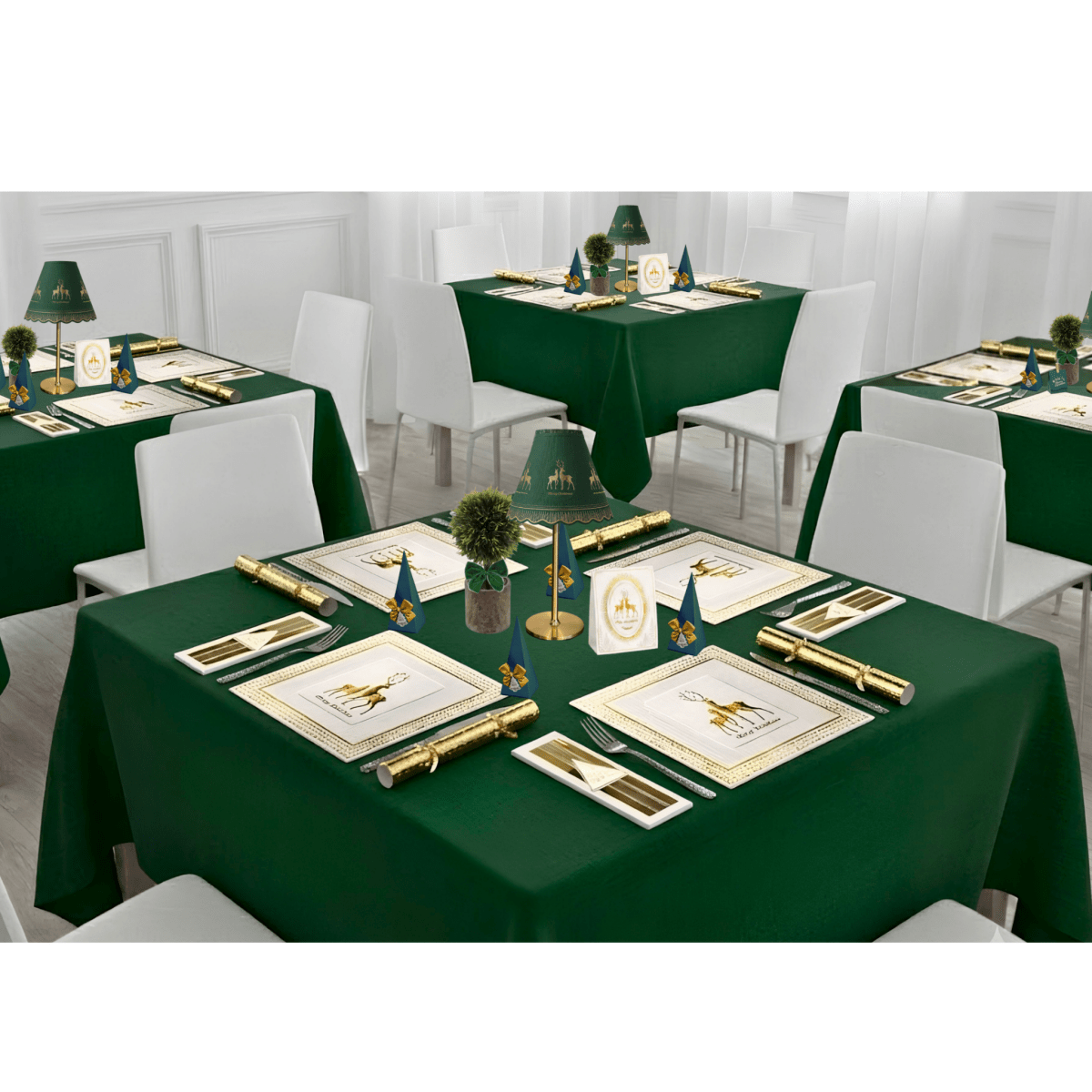 Wholesale Green Luxury Airlaid Tablecloths – Pack of 6 | Saunders Concepts - Place MattersS/C Table Decor