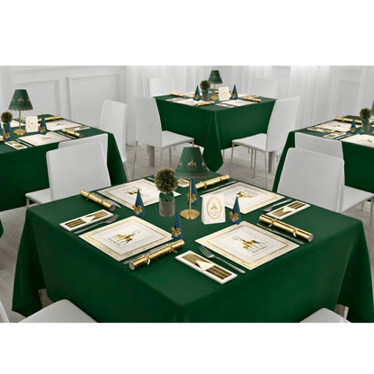 Wholesale Green Luxury Airlaid Tablecloths – Pack of 6 | Saunders Concepts - Place MattersS/C Table Decor