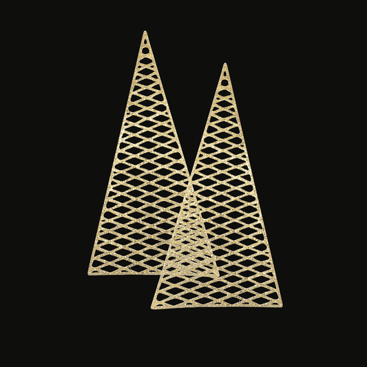 Christmas Tree Napkin Decor (Droplets Design) - Place Matters