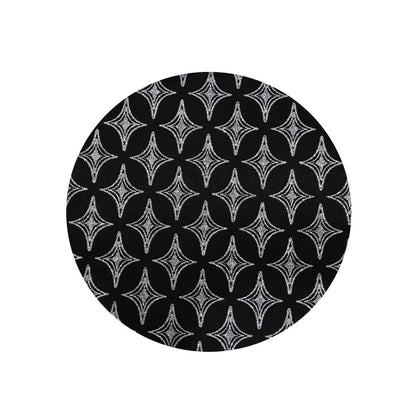 Diamonds Design Round Placemats – Black | Place Matters (Pack of 20) - Place Matters