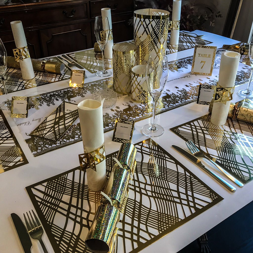 Christmas Table Runners (Reindeer Design) - Place Matters