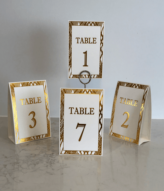 Table Numbers (Pack of 12) (Weave Design) - Place Matters