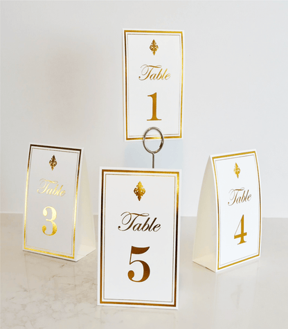 Table Numbers (Pack of 12)(Royale Design) - Place Matters