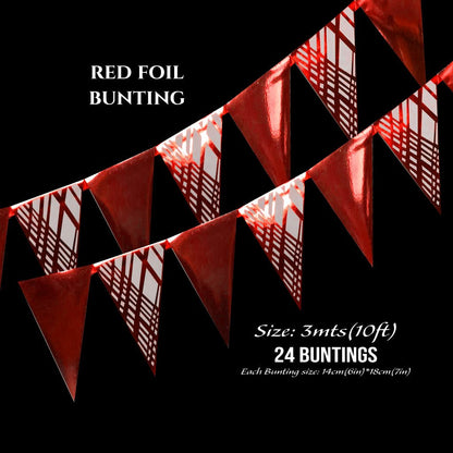 Gold Foil Buntings (Weave Design) - Place Matters