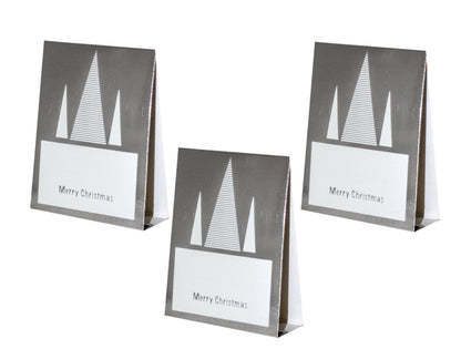 Place Cards (Stripe Foil Christmas Tree) - Place Matters